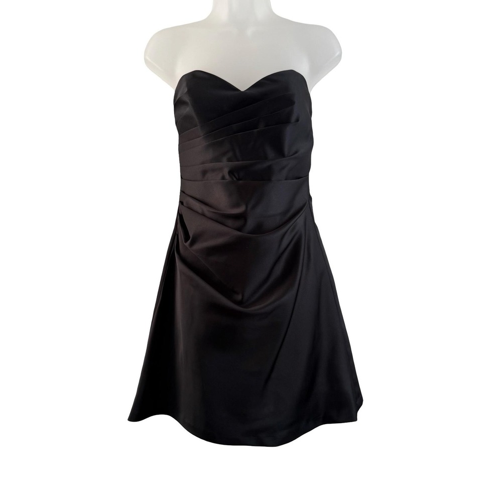 Alfred Angelo Dress Womens Small Black Corset Party Whimsigoth Dark Romantic Y2K